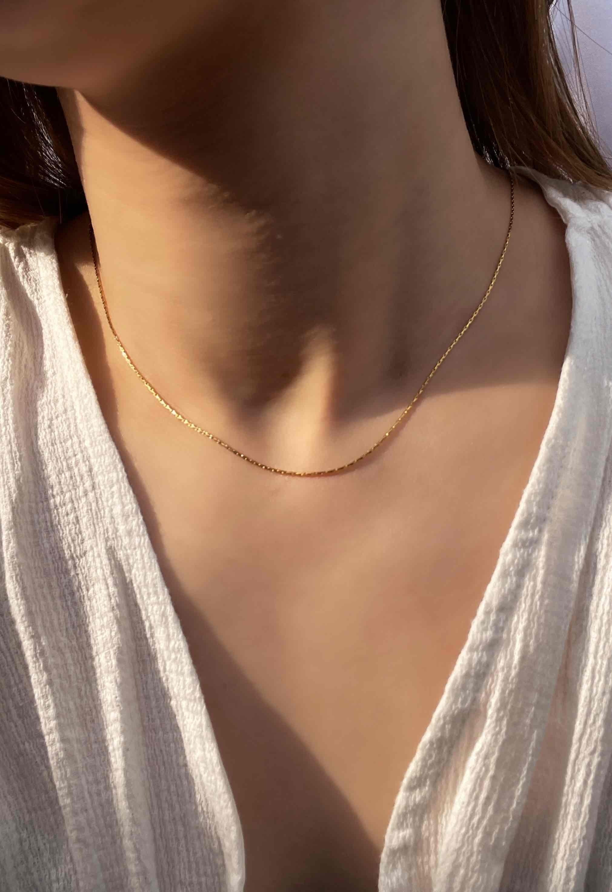 0.8mm design necklace | COCO jewelry