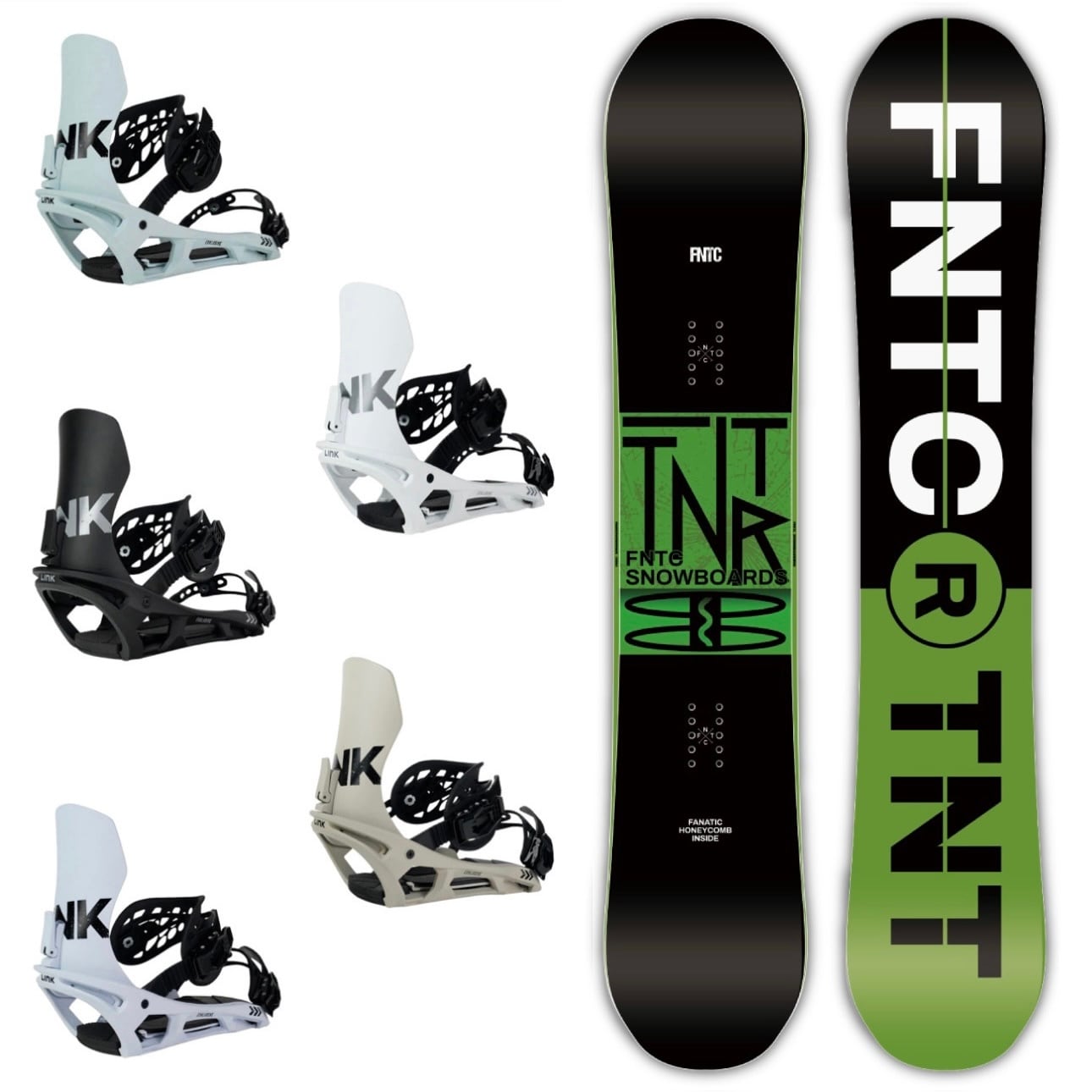 FNTC × LINK 2点セット TNT R ＋ EXKLUSIVE スノーボード エフ