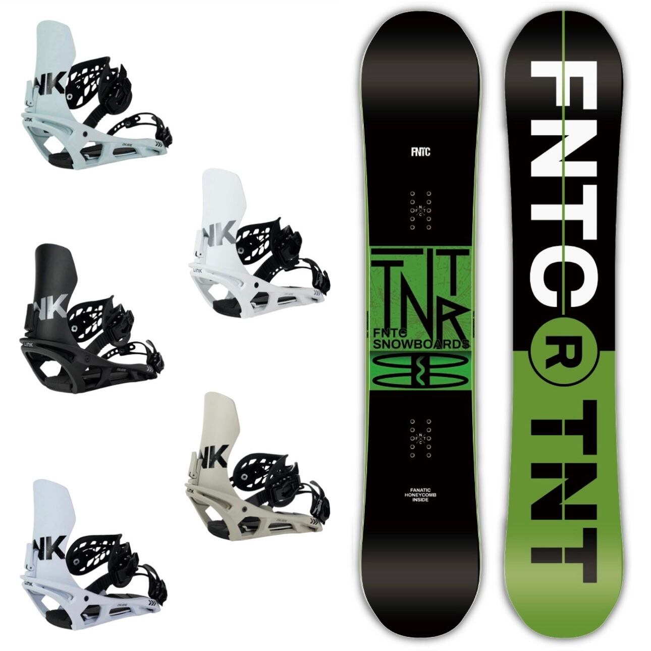 FNTC TNT R  21-22モデル  BLACKGREEN 157cm