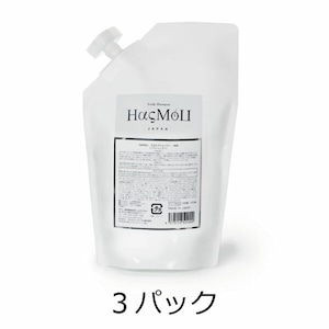 HasMoU（ハスモウ）スカルプシャンプー 400（詰め替え用）3パック【18%OFF】