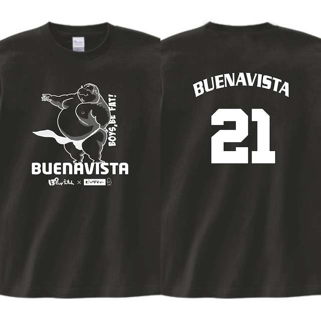 販売終了！Buena Vista 21周年記念 ぽちゃえもんさんイラストTシャツ ※4/24までの期間限定販売！