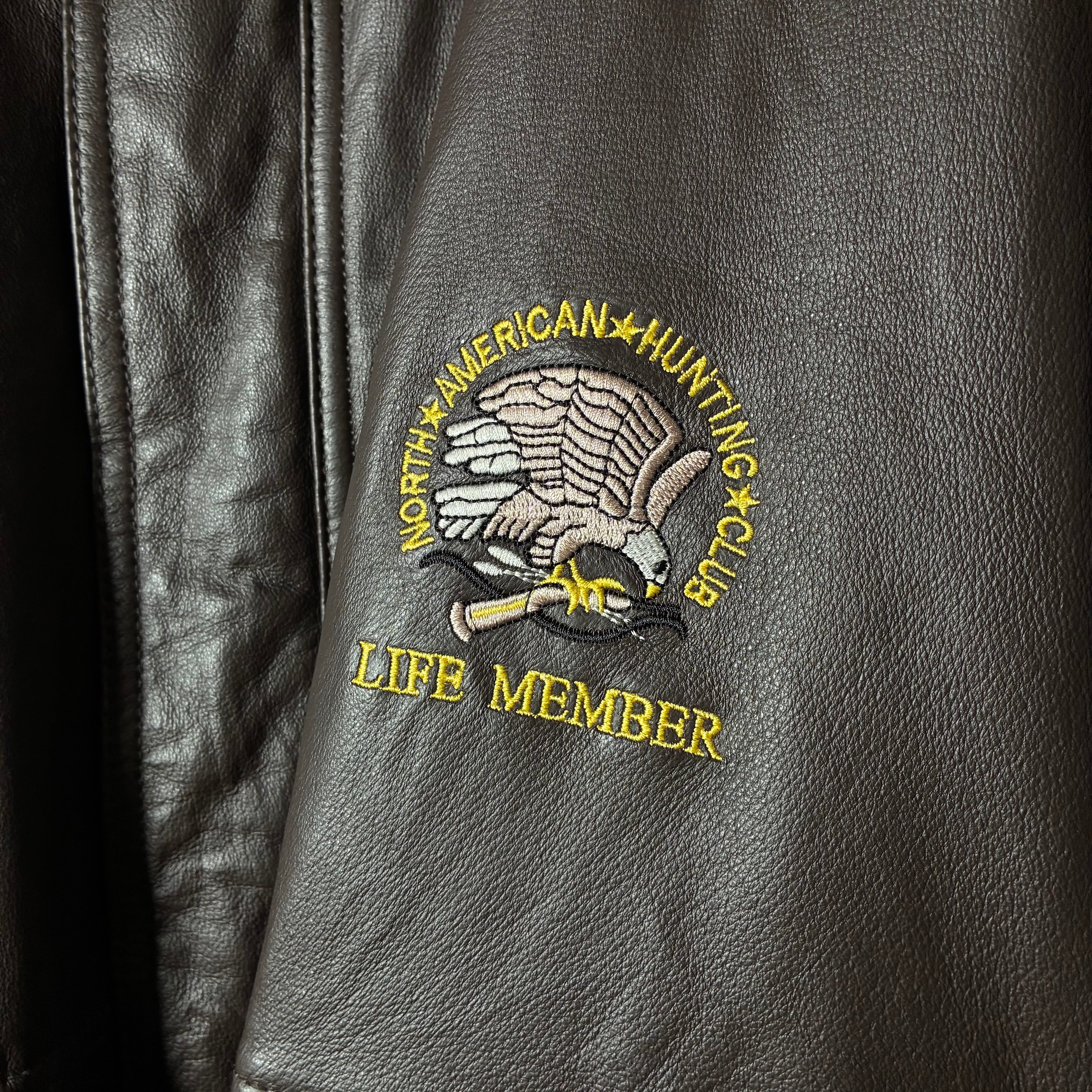 A-2タイプ 本革 レザージャケット / ブラウン / North American