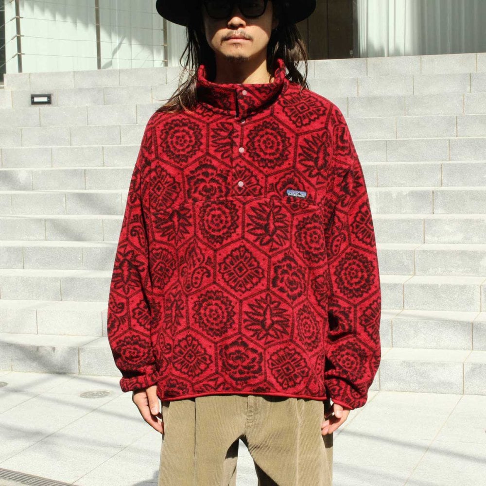 Patagonia [patagonia] Vintage Fleece Printed Synchilla Snap T