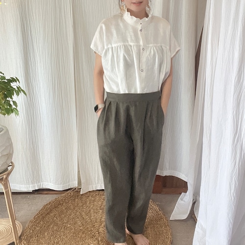 winter linen ↟ アップパンツ ↟