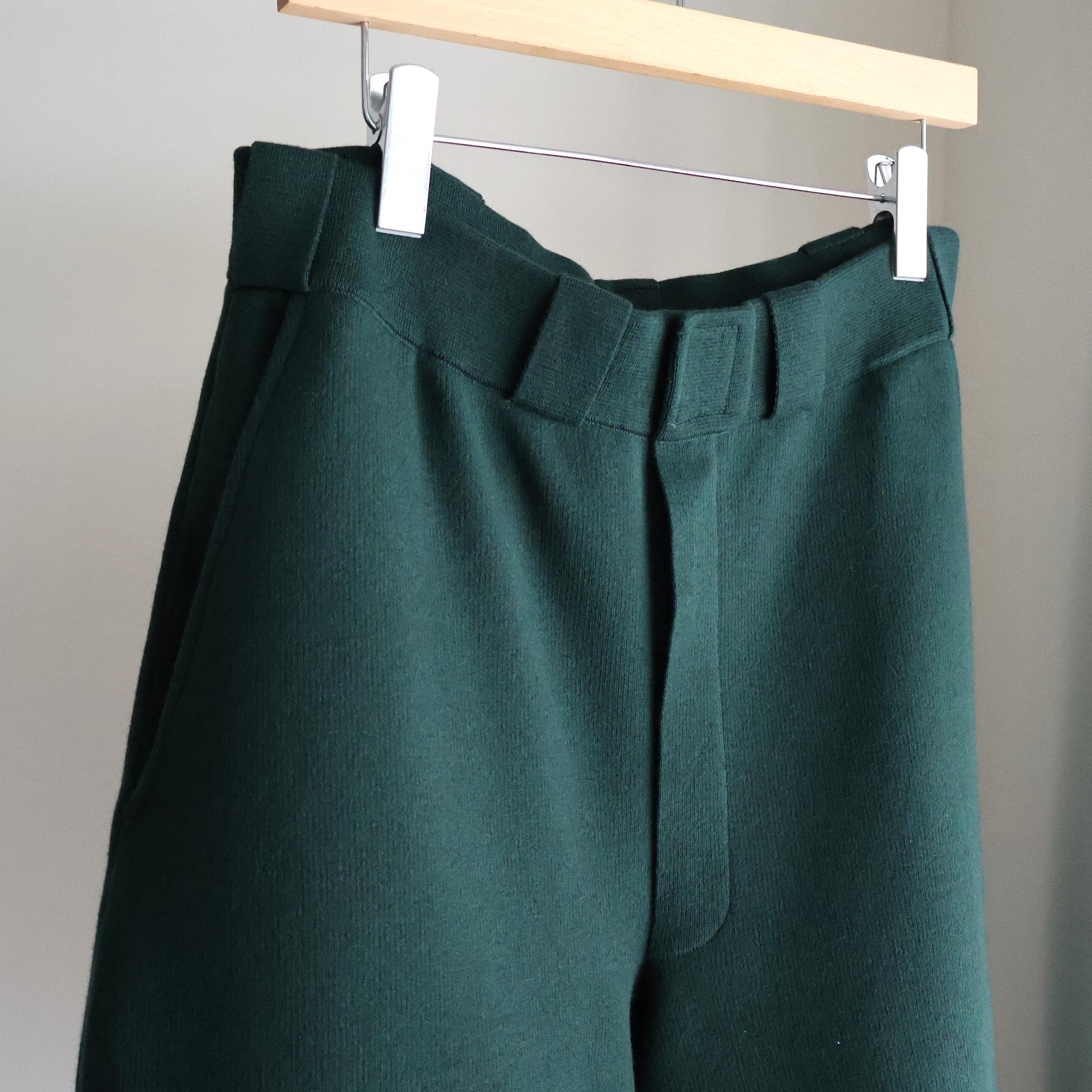 MEIAS “ CO/WOOL WORK HALF PT ( D.Green )” | H.inch/アッシュインチ