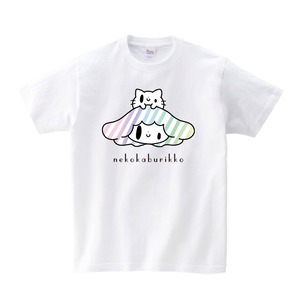 【Tシャツ】ねこかぶりっこTシャツ（送料込）