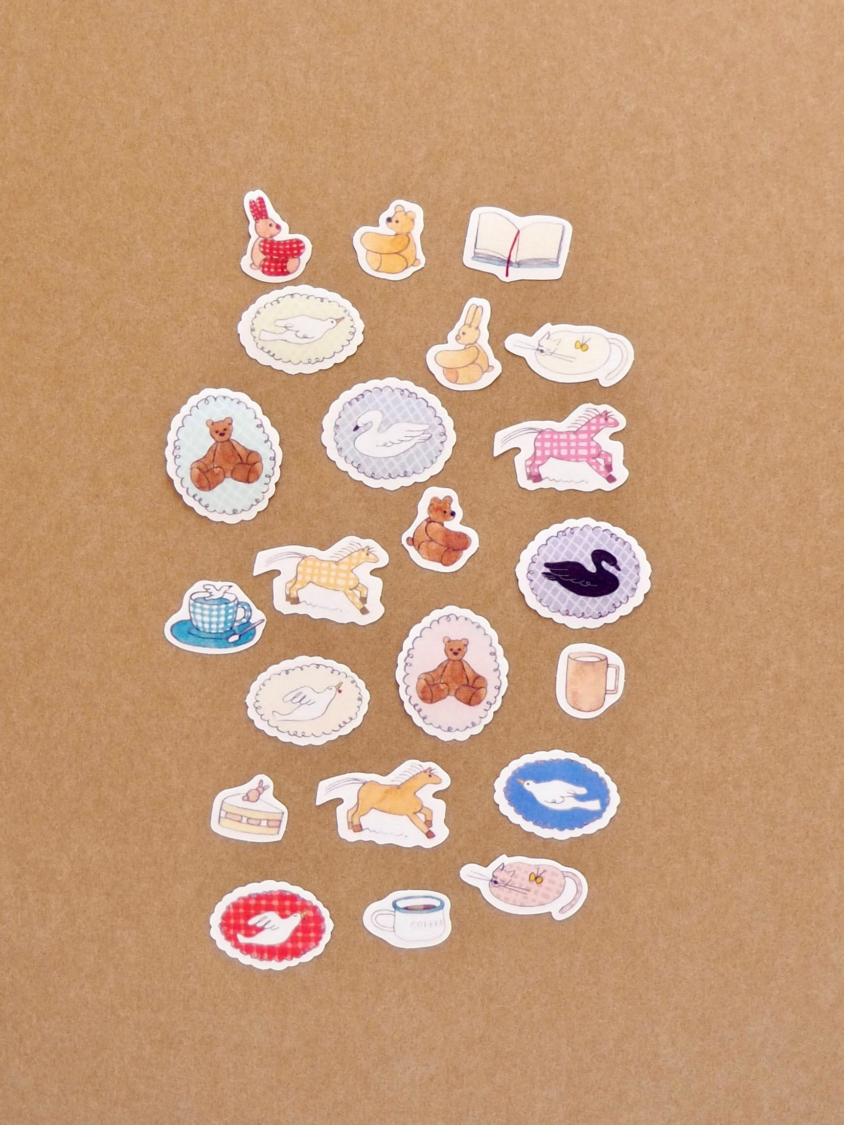 flake stickers「わたしのちいさなたからもの」