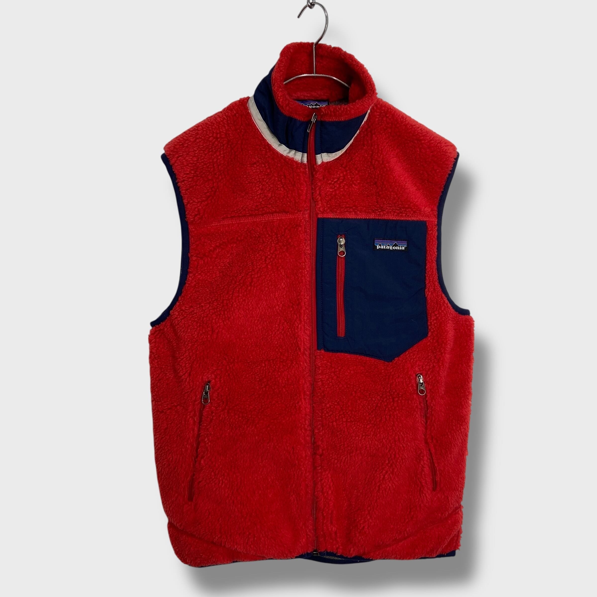 patagonia クラシックレトロXベスト ボアフリース 12年製 赤 S | 古着