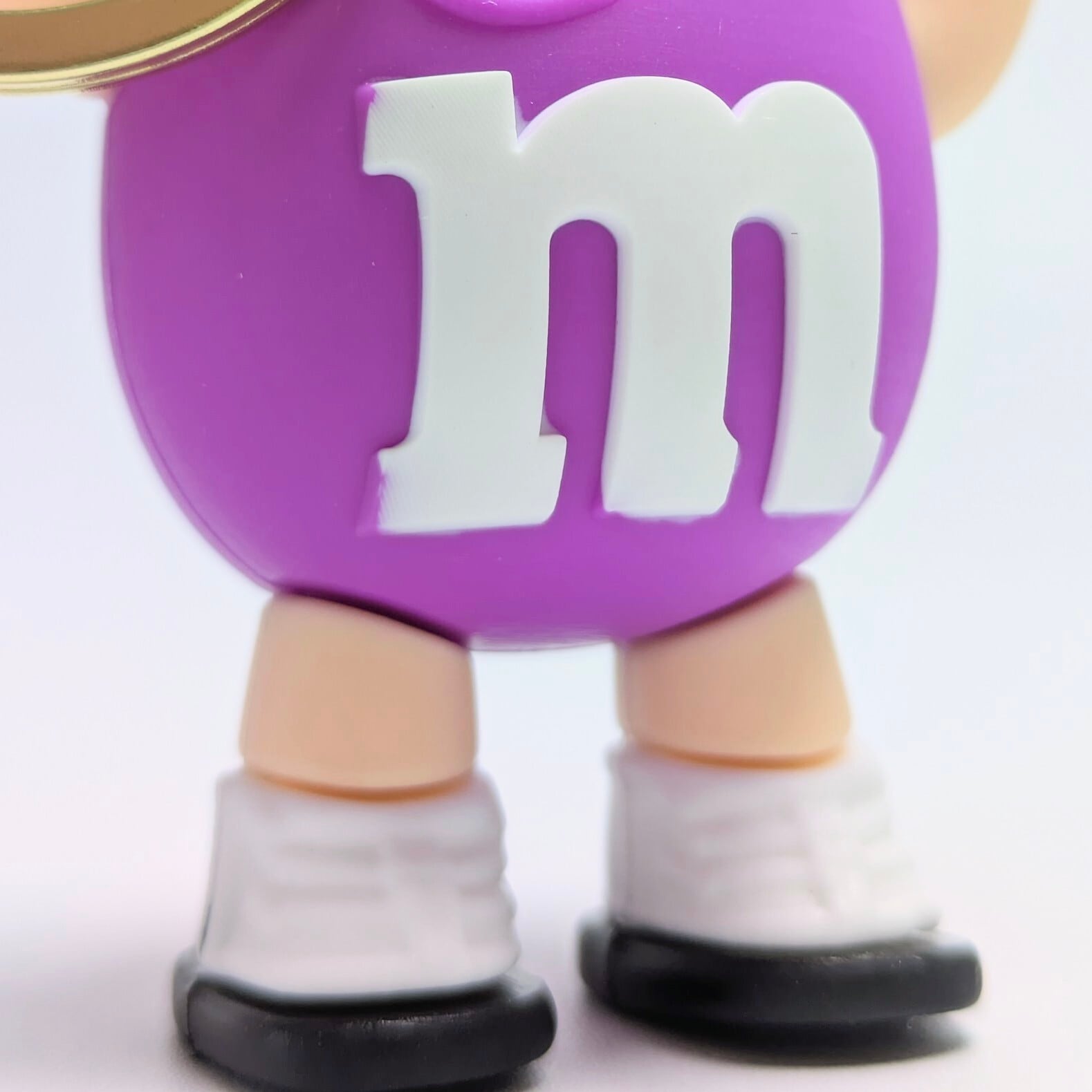 【 m&m's  ( エムアンドエムズ )  】3D Rubber KeyHolder / 3Dラバーキーホルダー バスケットボール / PURPLE〚アメリカン雑貨 アメトイ〛