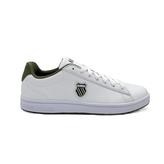 K・SWISS ケースイス レザースニーカー 本革 シールドロゴ 定番