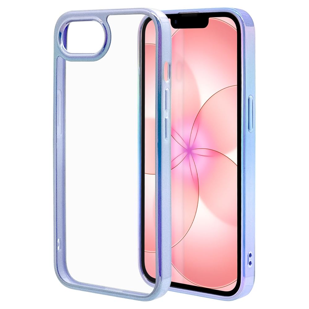 ラスタバナナ ケース カバー iPhone17 e 16 e 共用 ハイブリッド 耐衝撃吸収 TPUバンパーケース aurora PU×CL 8662IP5EHPPU