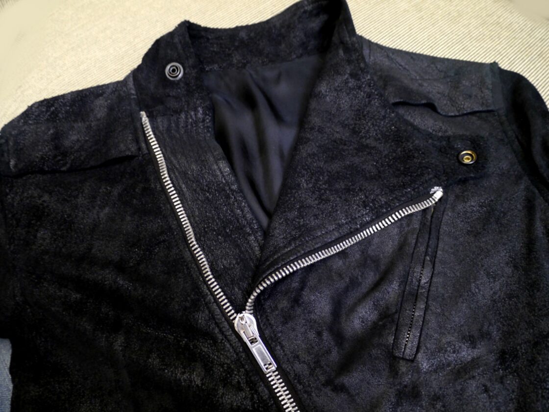 レア◇RICK OWENS リックオウエンス SafariBiker デストロイ加工 
