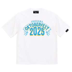 BEER 横浜オクトーバーフェスト2025オフィシャルT ホワイト