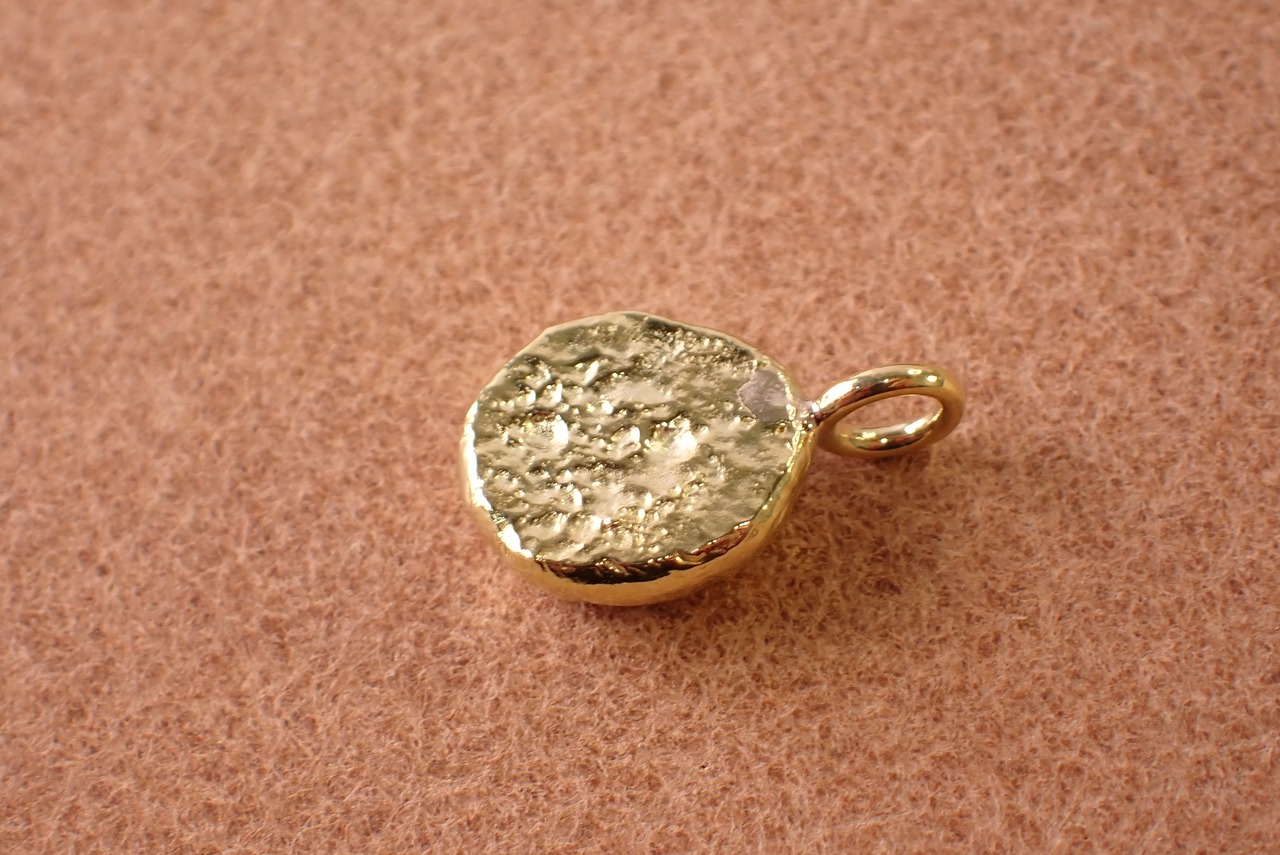 トルマリンペンダントトップ ブラス(真鍮) [D11‐91]