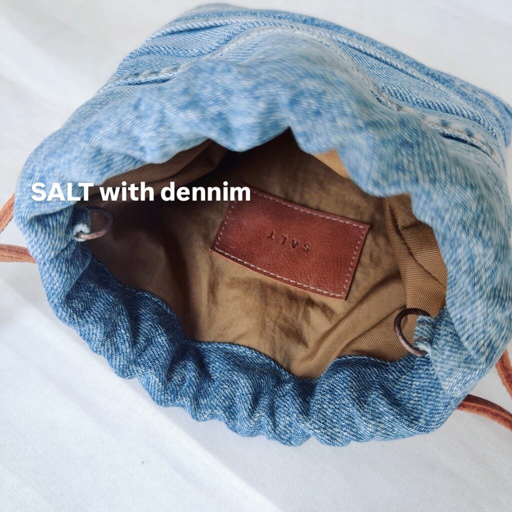 ボーダー巾着mini No.6698