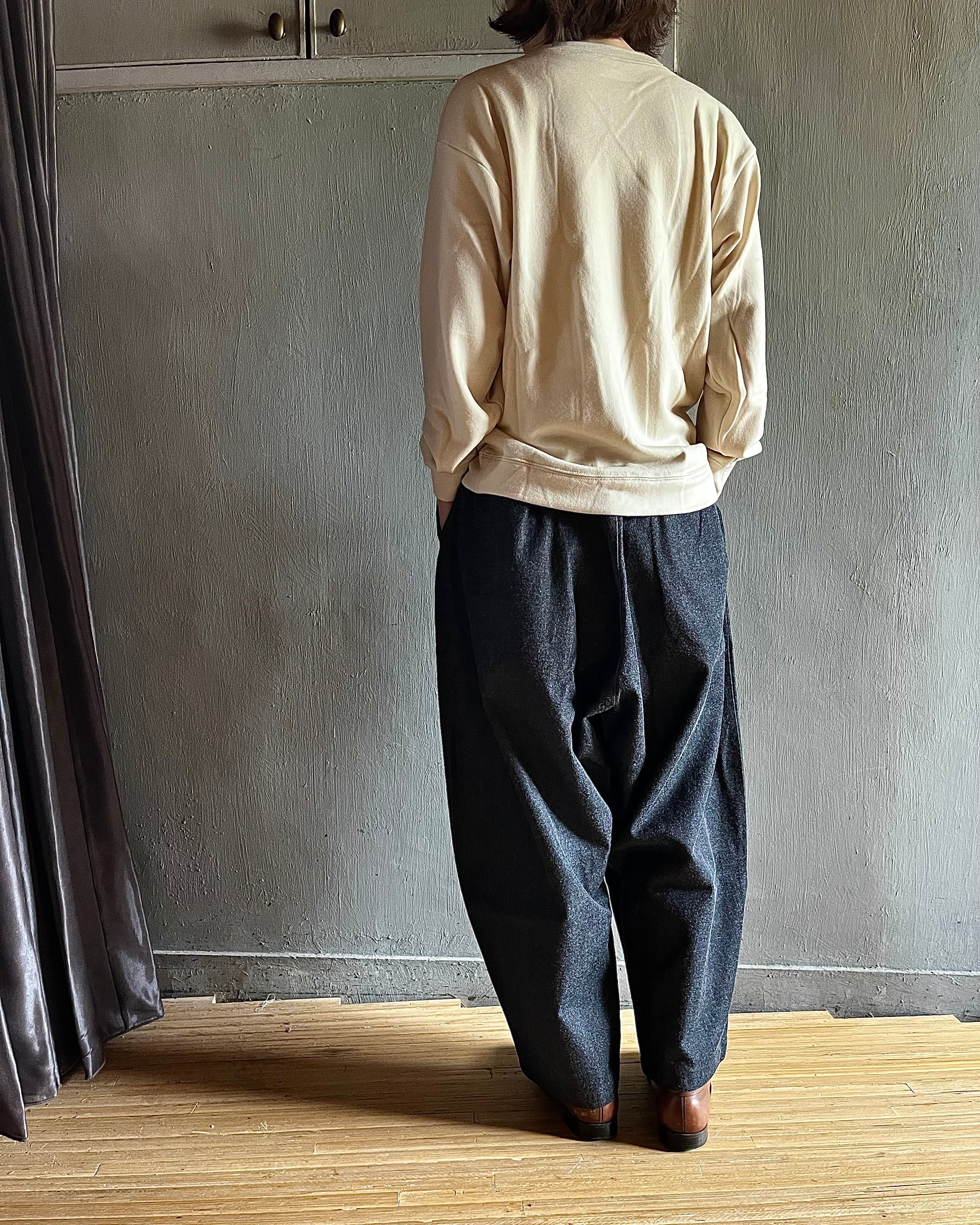 MITTAN｜NMウールOCツイルパンツ PT-125 白黒 | CORNER_122