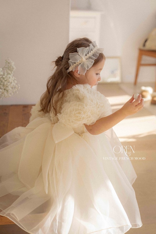 【即納】<OREN> Blooming rose pearl one-piece 【即納】<OREN> Blooming rose pearl one-piece