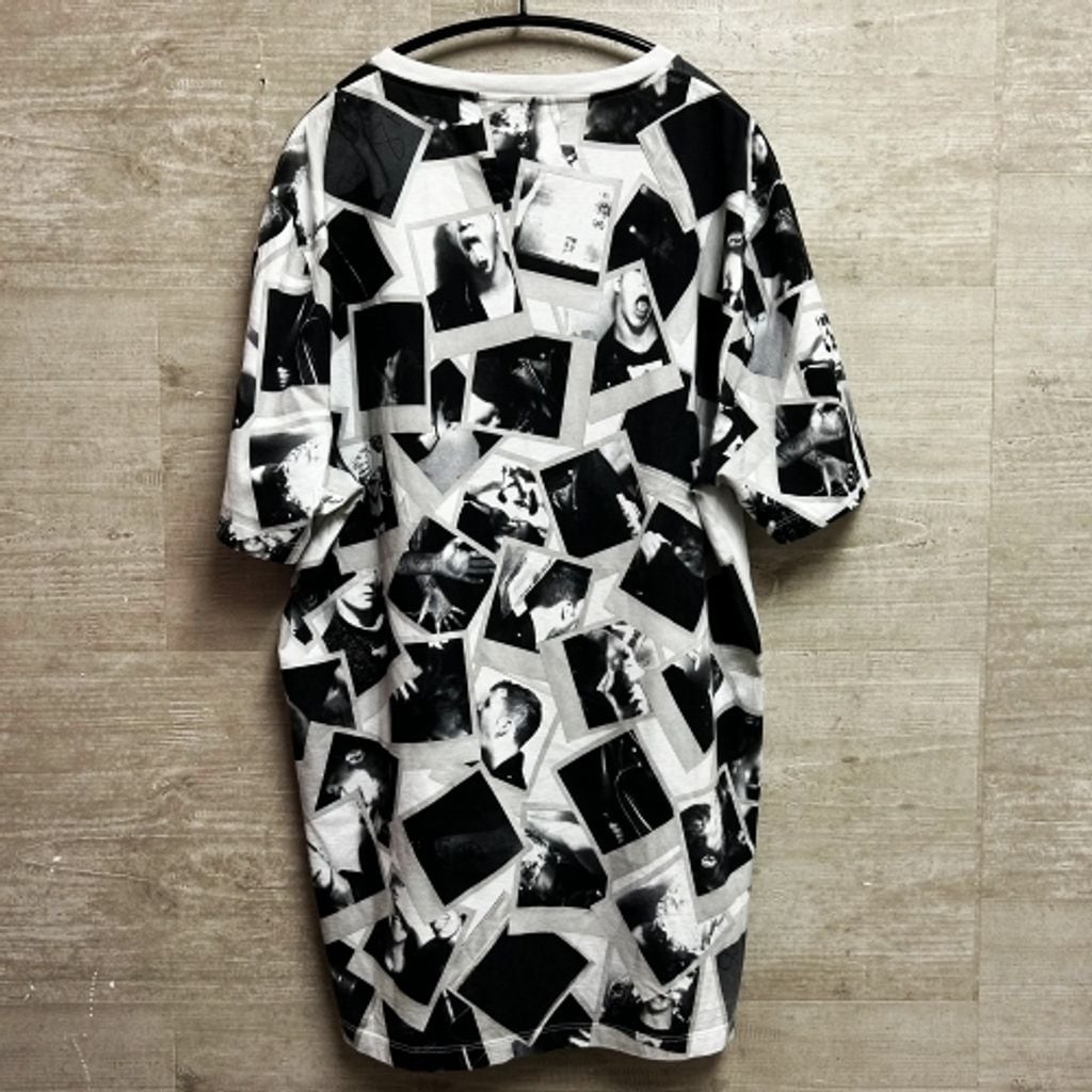 Maison Margiela 16AW 転写プリントTシャツ size52 総柄 【代官山B8