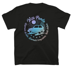 いつでもいっしょTシャツ（黒TにBlue）