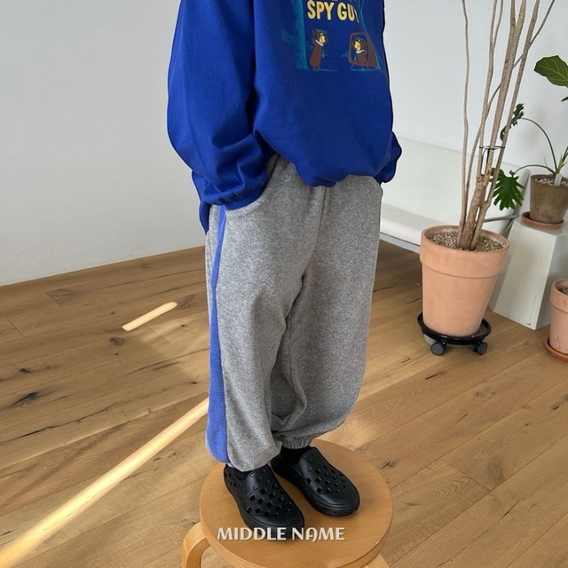 《送料無料》予約:テリー配色パンツ【MIDDLENAME】
