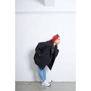 シャギーボーンコート・ブラック