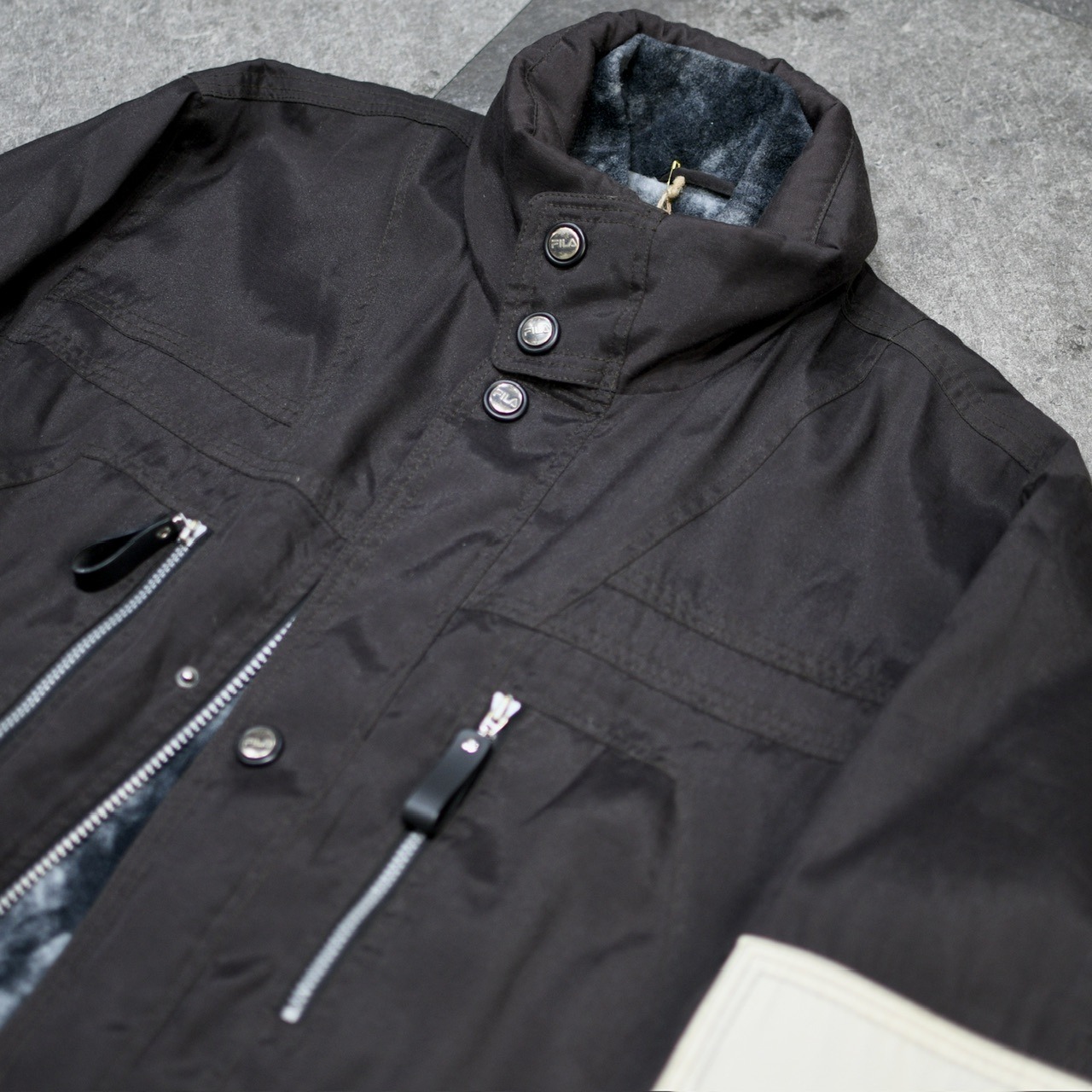 FILA design nylon fleece jacket