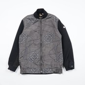【BJK-M0023】XSsize再構築リバーシブル着物ボンバー KIMONO REVERSIBLE BOMBER JACKET