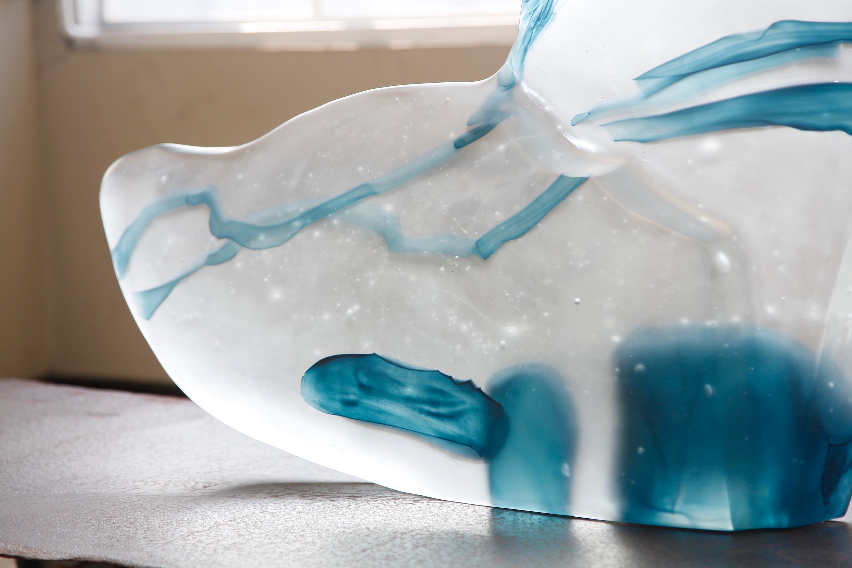 Seen time blue | ガラス工房つっつ / Glass Studio Tsuttsu