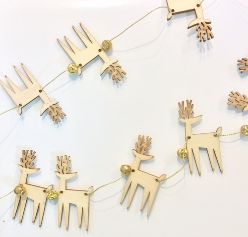 Meri Meri CHRISTMAS 木製ミニガーランド