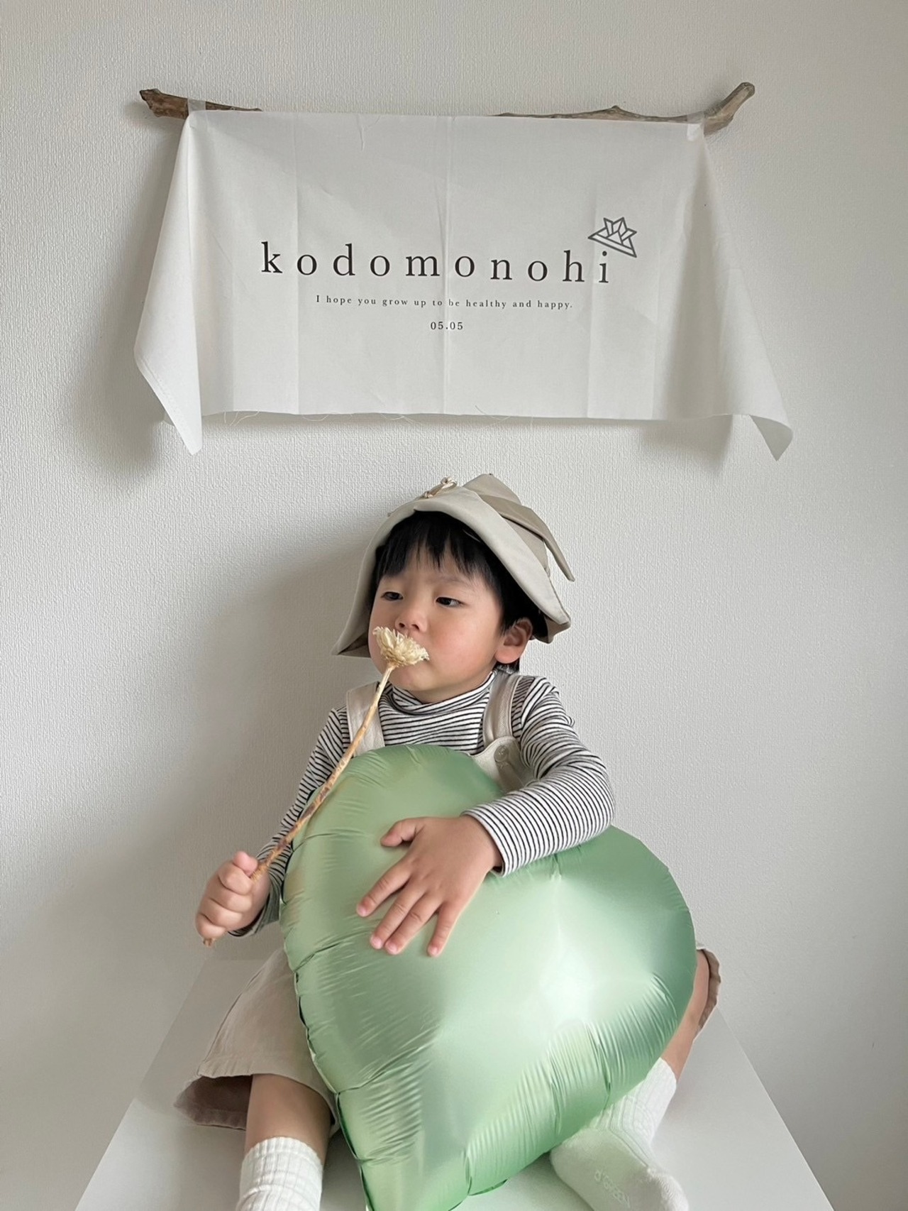 kodomonohi  heart balloon
