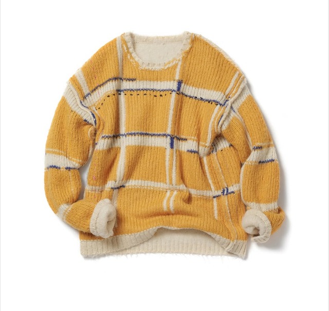 PAMM / 透明な空気のチェックニット