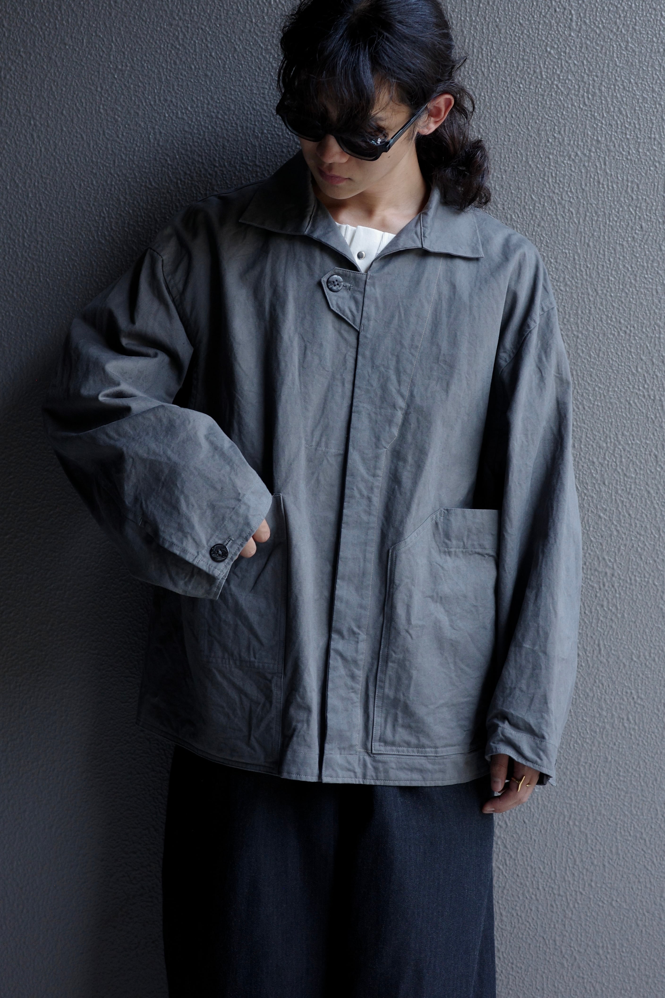amachi.【Meeting Jacket -Stone Gray-】 | lloomm