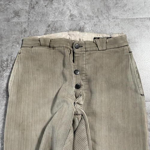 50-60s La Favorite コットンピケ ホワイト パンツ 詳細写真4