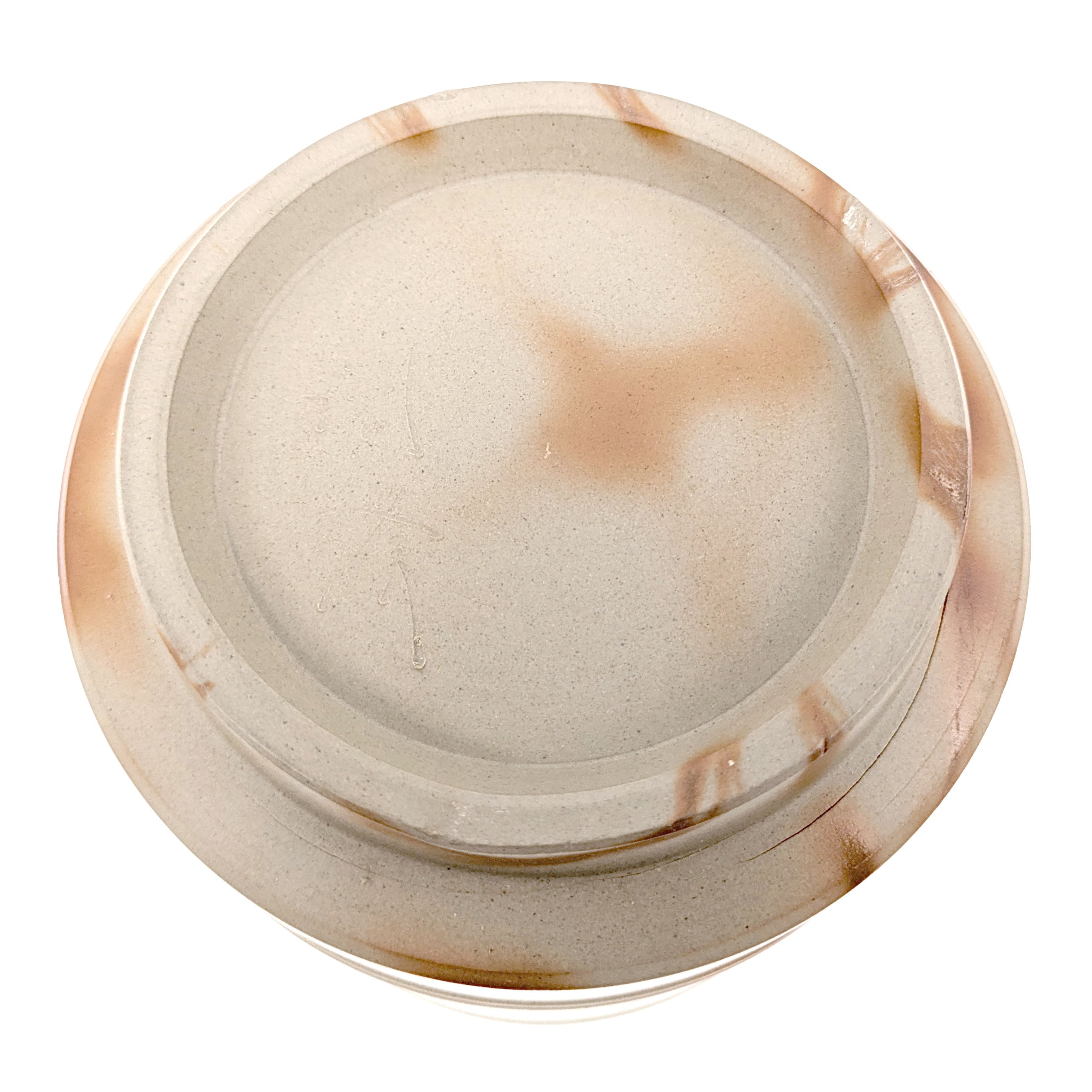 備前焼、木村陶峰作、緋襷水指 割引