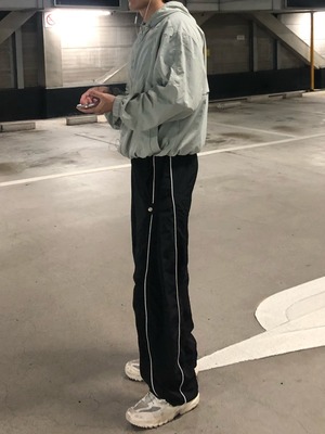 Nylon Snap Patch Lined  Pants (3color)