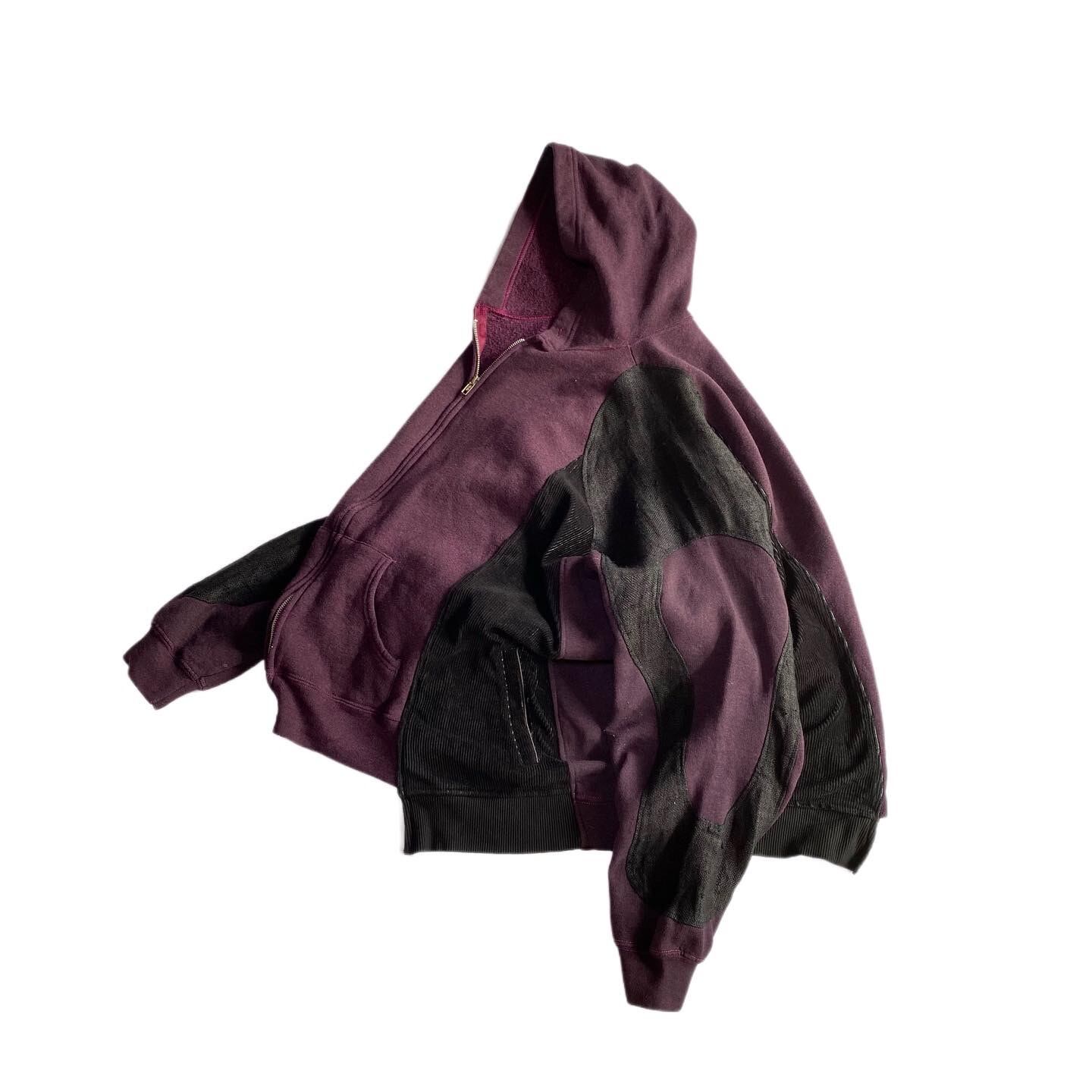 Rebuild full zip hoodie x hemp over-dyed