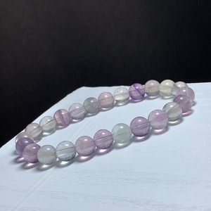 A90.可愛い色合い☆フローライト ブレスレット