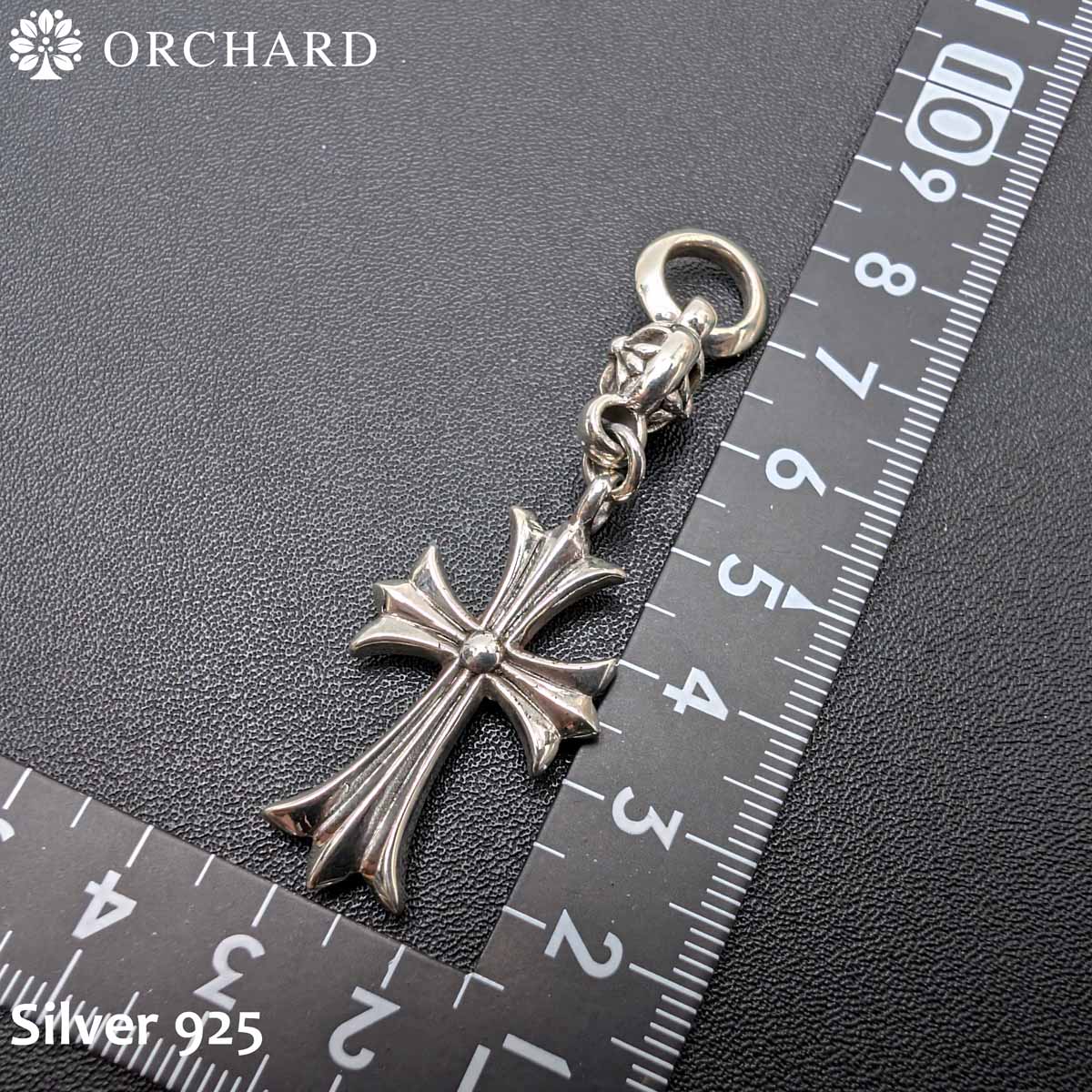 シルバー925 クロスペンダント スモール CH トップ CHROME HEARTS CHクロス ペンダント スモール with ベイル シルバー