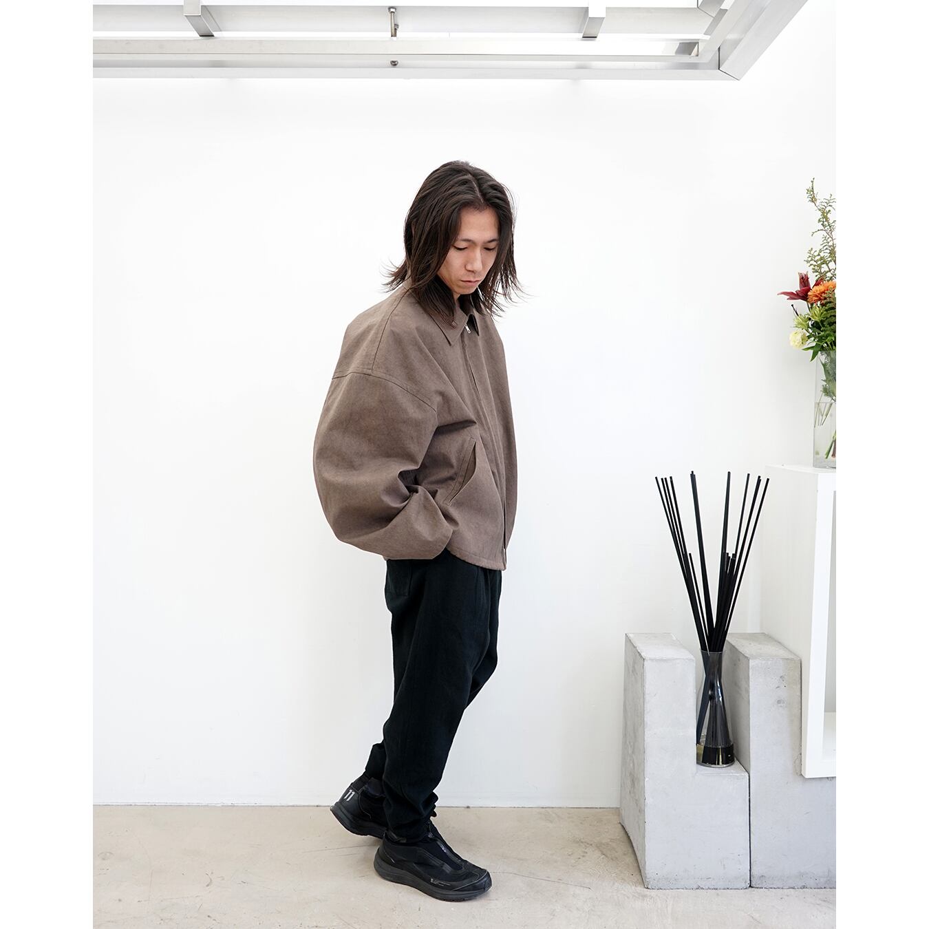 Blanc YM] (ブランワイエム) BL-26S-VCDJ Vintage Canvas Drizzler JKT