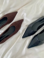 【新作5%OFF・3日間】Sharp Flat Shoes_2colors