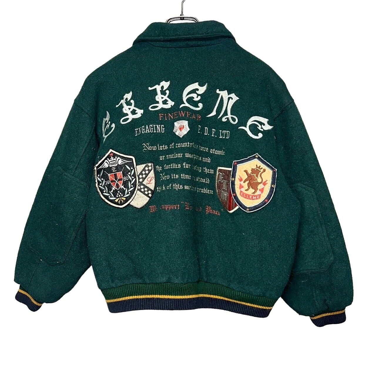 EDF ウールジャケット S 刺繍 ワッペン | 古着屋OLDGREEN
