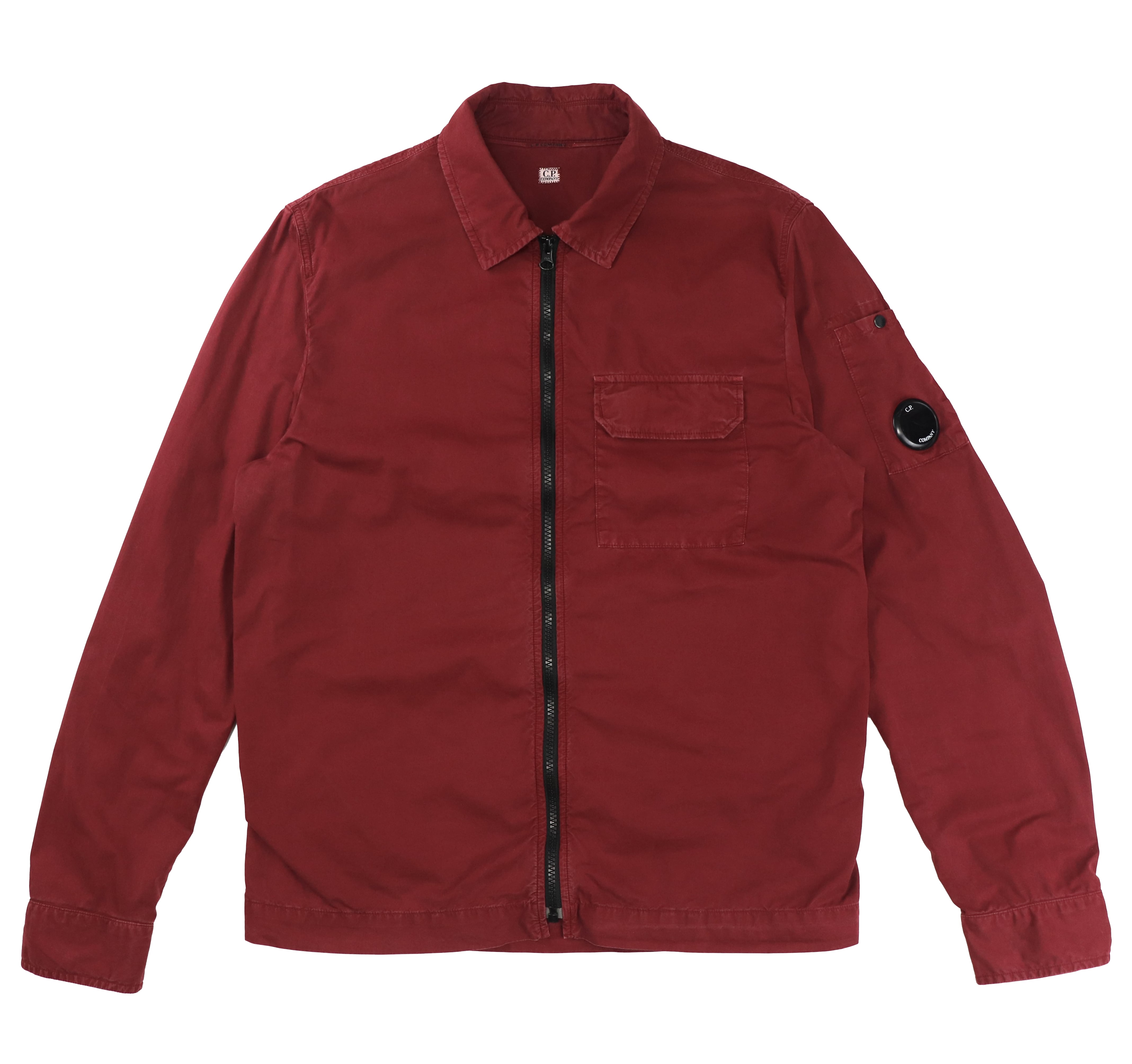 CP Company GarmentDyedLenzZipUpShirt