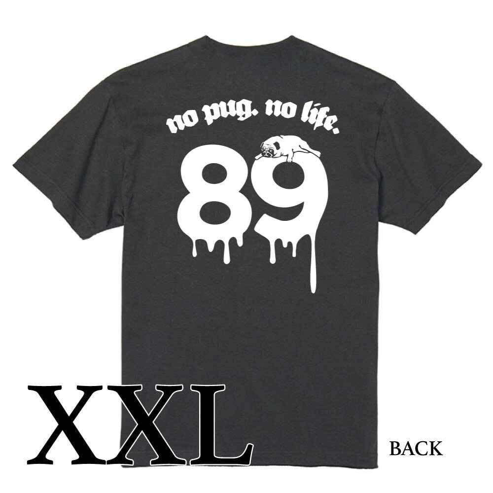 【XXL】No89Tシャツ【スミ黒】