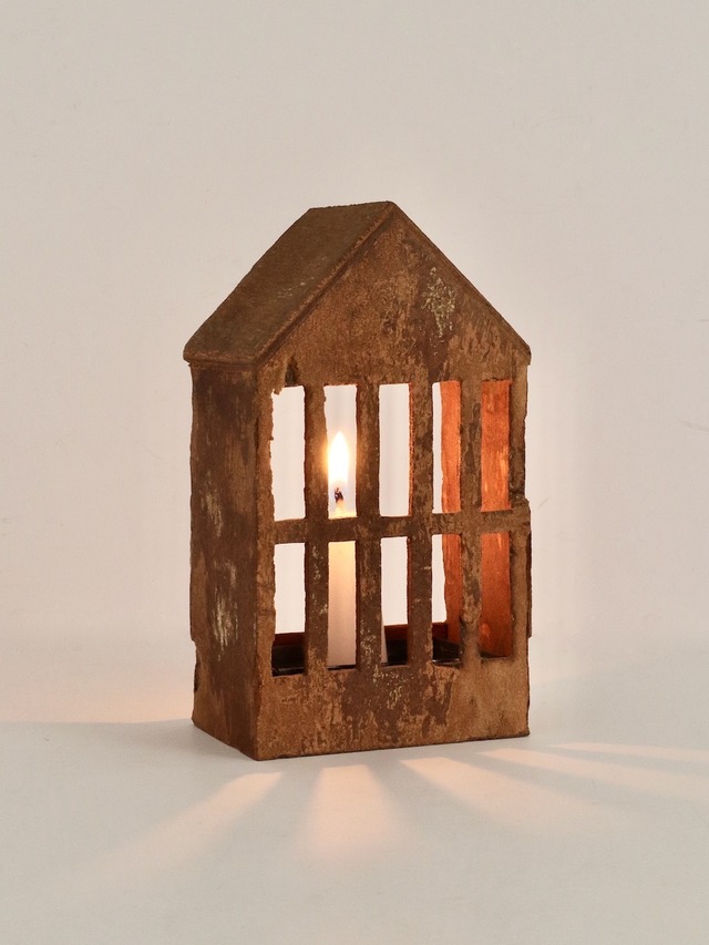 シナモンウッドティーライトホルダー / Cinnamon Wood Tealight Holder