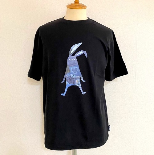 Shabby Denim T-shirts　Black