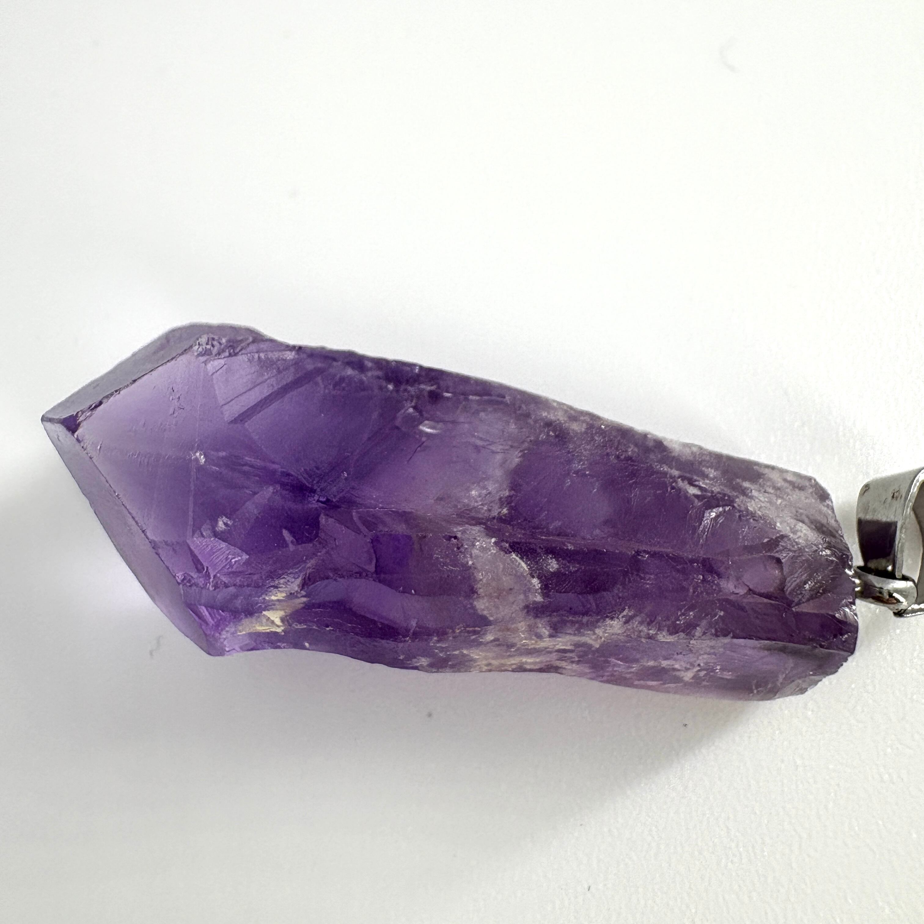 ベラクルスアメジスト原石 ペンダントトップ メキシコ産 約20㎜ | ヒロ