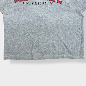 【Cotton Exchange】90s USA製 カレッジロゴ プリント Tシャツ オハイオ州立大学 OHIO STATE UNIVERSITY 半袖 X-LARGE ビッグシルエット us古着