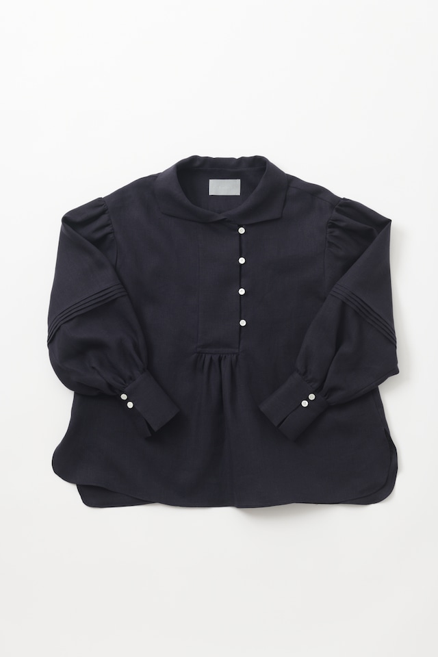 "rhythm" Blouse -Navy-