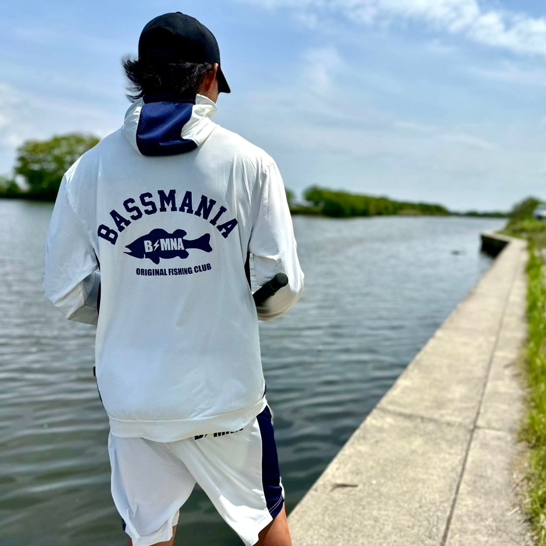 UV Rush Cool Logo Zip Parka［WHITE］［LIMITED］ | bassmania.jp
