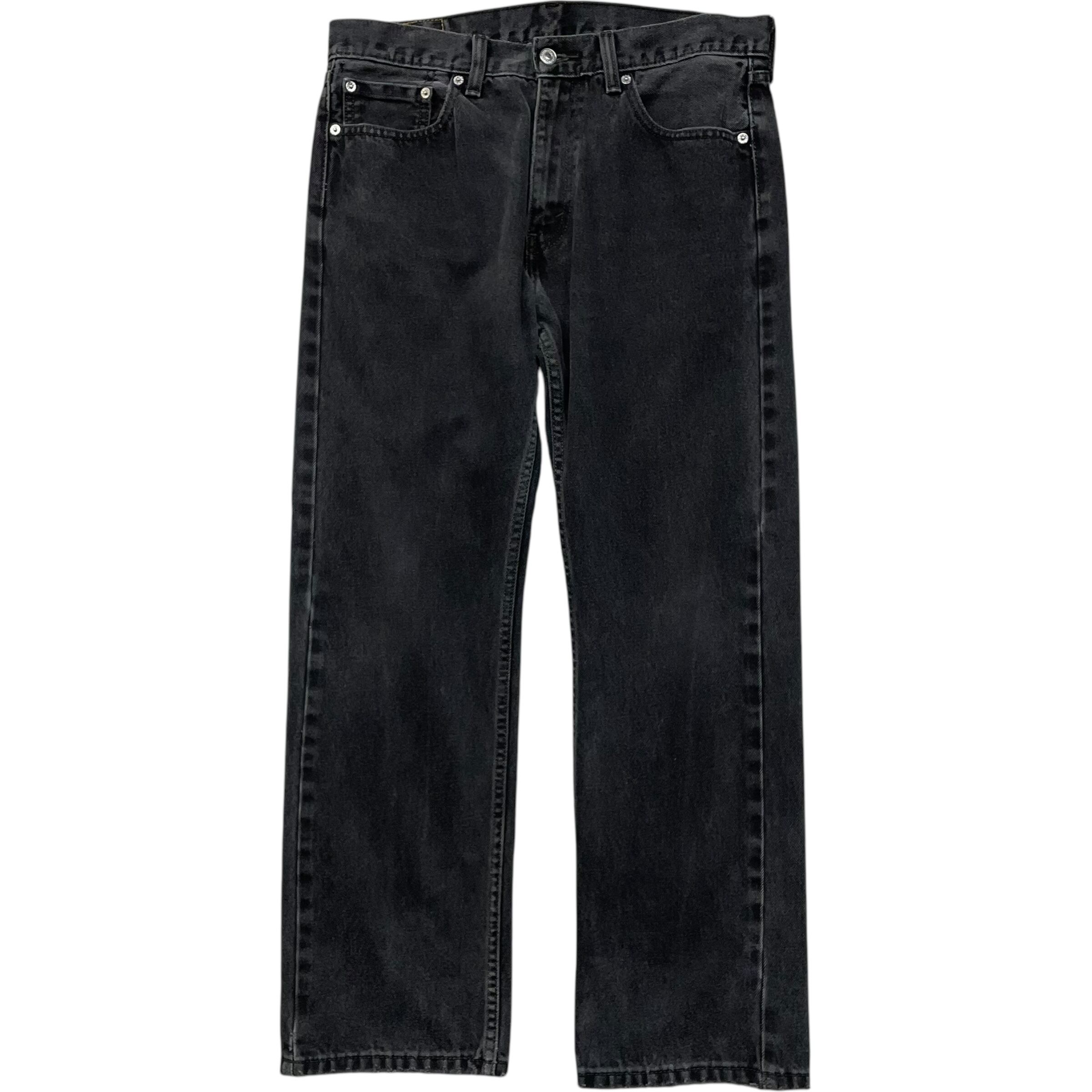 《実寸W34 L28》 Levi's リーバイス デニムパンツ ブラックデニム 505 ストレート no.5617